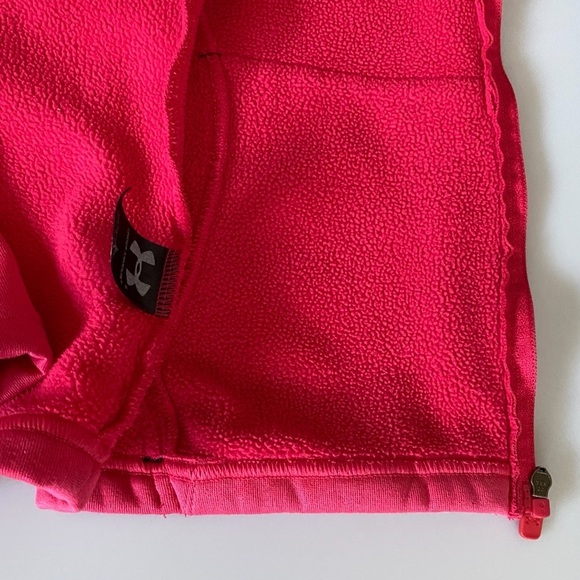 UNDER ARMOUR Girls Sports Hoodie Jacket Zipper - Picture 9 of 11